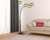 Homeroots Lighting 84" Black Four Light Arc Floor Lamp, Clear Crystal Glass