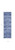 6' Denim Blue And Navy Blue Abstract Indoor Outdoor Runner Rug