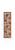 6' Ivory Blue And Orange Floral Indoor Outdoor Runner Rug