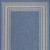 4' X 6' Denim Blue And Ivory Geometric Indoor Outdoor Area Rug