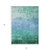 3' X 5' Teal Blue And Aqua Striped Washable Indoor Outdoor Area Rug