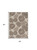 5' X 7' Natural And Ivory Floral Indoor Outdoor Area Rug