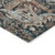 3' X 5' Taupe Blue And Beige Geometric Washable Indoor Outdoor Area Rug