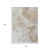 5' X 8' Ivory And Beige Abstract Washable Indoor Outdoor Area Rug