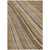 5' X 8' Taupe Beige And Brown Striped Washable Indoor Outdoor Area Rug