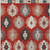 5' X 8' Red Ivory And Salmon Southwestern Washable Indoor Outdoor Area Rug