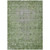 3' X 5' Fern Green Oriental Washable Indoor Outdoor Area Rug