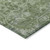 3' X 5' Fern Green Oriental Washable Indoor Outdoor Area Rug