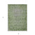 3' X 5' Fern Green Oriental Washable Indoor Outdoor Area Rug