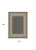 5' X 7' Charcoal Geometric Indoor Outdoor Area Rug