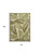 5' X 8' Ivory And Green Palm Leaf Indoor Outdoor Area Rug