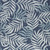4' X 6' Navy Blue Sky Blue And Ivory Palm Leaf Indoor Outdoor Area Rug