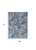 4' X 6' Navy Blue Sky Blue And Ivory Palm Leaf Indoor Outdoor Area Rug