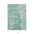 5' X 8' Emerald Abstract Washable Indoor Outdoor Area Rug