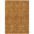5' X 8' Copper And Ivory Geometric Washable Indoor Outdoor Area Rug