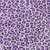 8' Purple Round Animal Print Washable Indoor Outdoor Area Rug