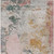 9' X 12' Pink Charcoal And Copper Abstract Washable Indoor Outdoor Area Rug