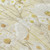 8' Wheat And Ivory Round Floral Washable Indoor Outdoor Area Rug