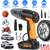 4 In 1 Cordless Car Vacuum Cleaner and Tire Inflator with LED Light 