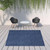 8' X 10' Navy Blue Non Skid Indoor Outdoor Area Rug - 606114456803