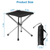 Foldable Camping Stool Retractable Portable Folding Chair 