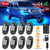 8 Pods RGB LED Rock Lights DC12V Car Neon Light Kit 