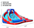 Giant Double Water Slide with Climbing Wall