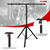 DJ Light Stand Stage Lighting Truss System Height Adjustable 39 to 100" Heavy Duty T bar Mount