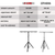 DJ Light Stand Stage Lighting Truss System Height Adjustable 39 to 100" Heavy Duty T bar Mount