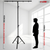 DJ Light Stand Stage Lighting Truss System Height Adjustable 39 to 100" Heavy Duty T bar Mount