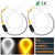 2Pcs Dual-Color Switchback DRL Tube Light 