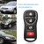 2 Keyless Entry Car Key Remote Key Fob Case