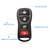 2 Keyless Entry Car Key Remote Key Fob Case