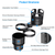 4 In 1 Car Cup Holder Expander Adapter Multifunctional 