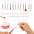 20PCS Nail Art Brushes Manicure Kit Polish Brush Tool 15 Brush Set
