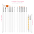 20PCS Nail Art Brushes Manicure Kit Polish Brush Tool 15 Brush Set
