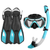 Snorkeling Gear Mask Fin Snorkel Set 
