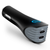 Naztech Turbo 30W USB-C PD + USB-C Car Charger Black