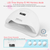 80W UV LED Nail Lamp Gel Polish Nail Dryer 
