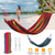 Double Hammock 2 Person Canvas Hanging Hammock Swing Bed 