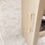 76" Gold Glass Sliding Closet Doors