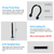 8Pcs Cable Pulley System Gym