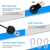 8Pcs Cable Pulley System Gym