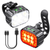 Bike Headlight TailLight IP65 Waterproof Anti-Drop Rechargeable
