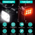 Bike Headlight TailLight IP65 Waterproof Anti-Drop Rechargeable