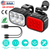 Bike Headlight TailLight IP65 Waterproof Anti-Drop Rechargeable