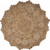 Homeroots Home Decor Bursting Medallion Boutique and Jute Rug
