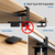 25.59x9.64x0.51in Keyboard Mouse Tray Under Desk