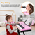 61 Keys Digital Music Electronic Keyboard Electric Musical Piano