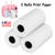 3 Rolls Kids Instant Camera Refill Print Paper 